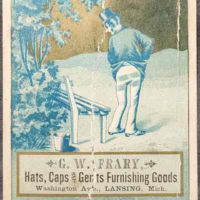 G.W. Frary Advertising Trade Card