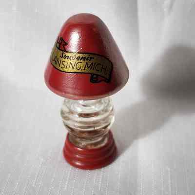 Lansing, Mich., Souvenir Perfume Bottle