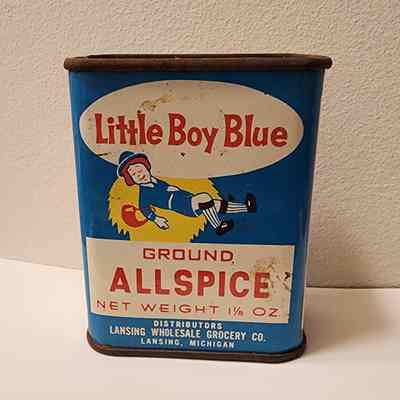 Little Boy Blue Ground Allspice Tin