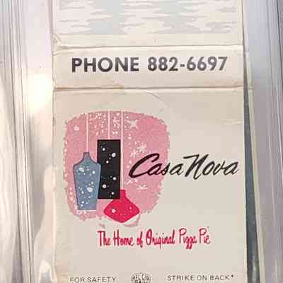 Casa Nova, Lansing, Michigan, Matchbook