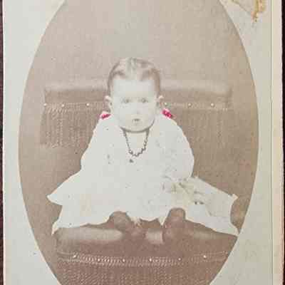 Portrait of a Child CDV by McKenzie