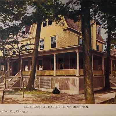 Club House at Harbor Point, Michigan, Postcard