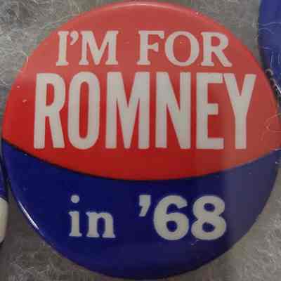I'm for Romney in '68 Button
