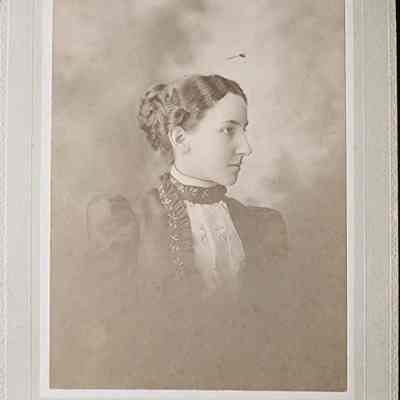 Clara M. Steele Card Photo by Hatton