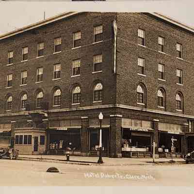 Hotel Doherty, Clare, Mich., RPPC