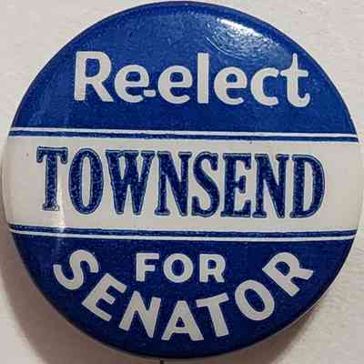 Re-elect Townsend for Senator Button