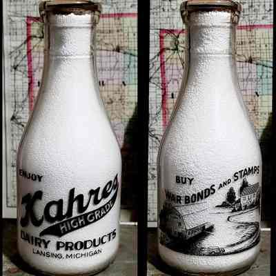 Kahres Dairy Pyro War Bonds Bottle