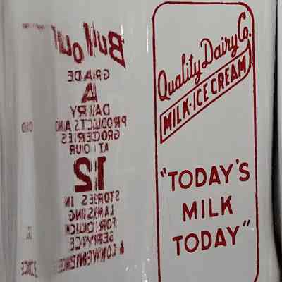 Quality Dairy Co. 12-Stores Square Pyro Bottle