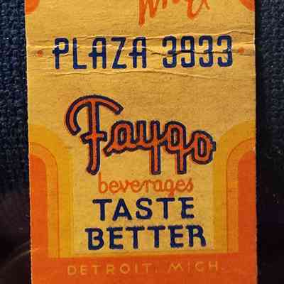 Faygo Matchbook