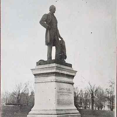 Blair Monument, Lansing, Mich. Postcard