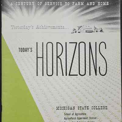 A Century of Service to Farm and Home, MSC 1955 Program