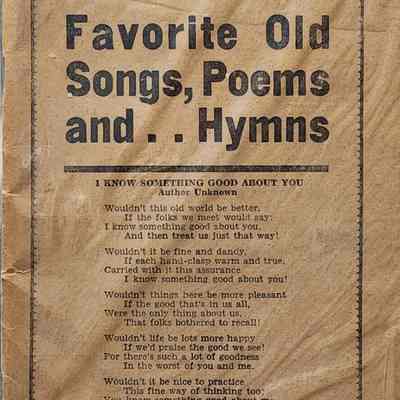 Favorite Old Songs, Poems and... Hymns by S.J. Eddy