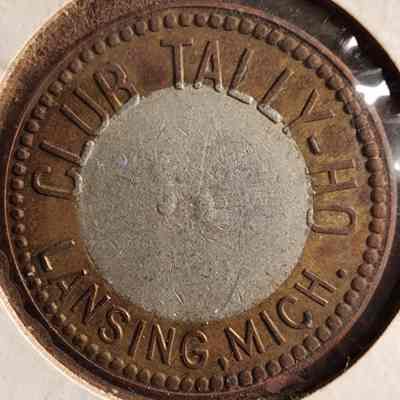 Club Tally-Ho 50-Cent Token