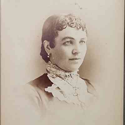 Portrait of a Woman Cabinet Card by Cassey