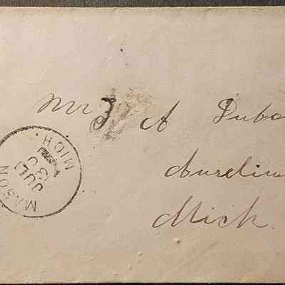 Mason, Mich., Postal Cover