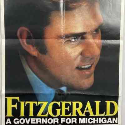 Fitzgerald A Governor for Michigan Campaign Poster
