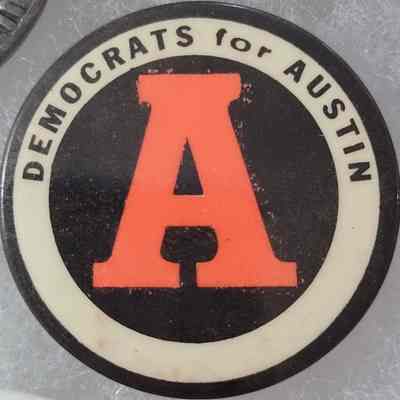 Democrats for Austin Button