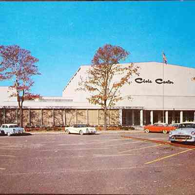 Civic Center, Lansing, Mich. Postcard