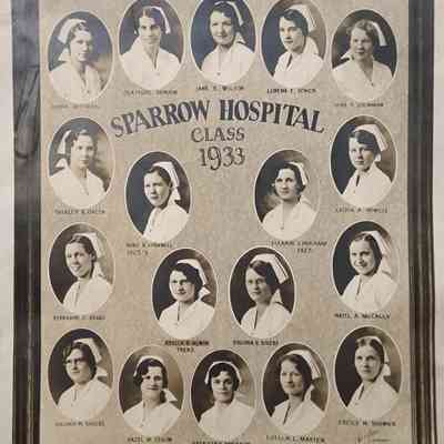 Sparrow Hospital Class 1933 Nurses Composite by Versluis