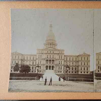 Michigan State Capitol Stereograph
