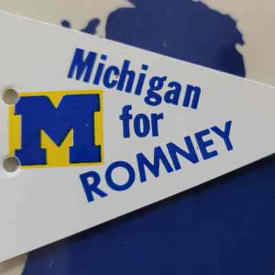 Michigan for Romney Flag