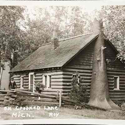 Sam's on Crooked Lake, Lake, Mich. RPPC