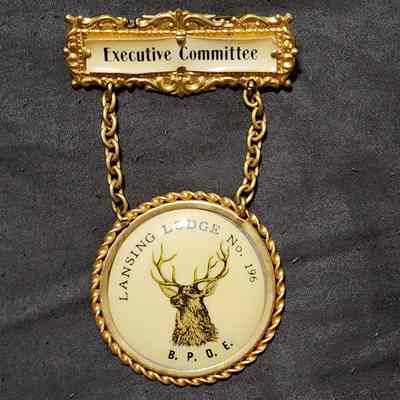 Lansing Elks Lodge Badge