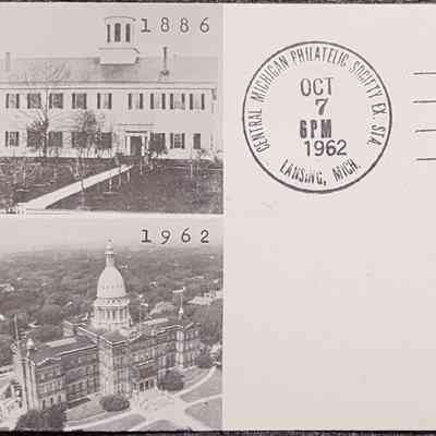 Central Michigan Philatelic Society 1962 Capitol Cover