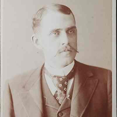 Portrait of a Man Cabinet Card by Cassey & Co.