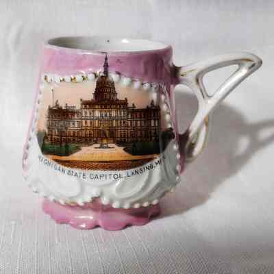 State Capitol Porcelain Souvenir Cup