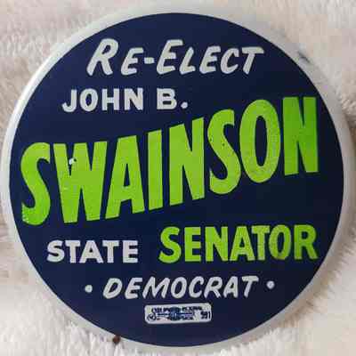 John B. Swainson State Senator Button