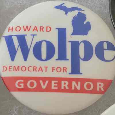 Wolpe for Governor Button