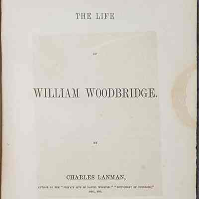 The Life of William Woodbridge by Lanman (1867)