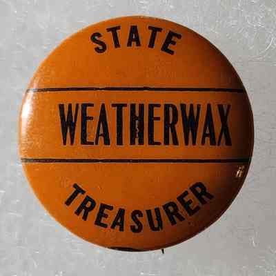 Weatherwax State Treasurer Button
