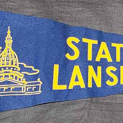 State Capitol, Lansing, Michigan Pennant