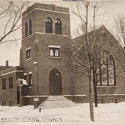 St. Paul's Evangelical Church RPPC