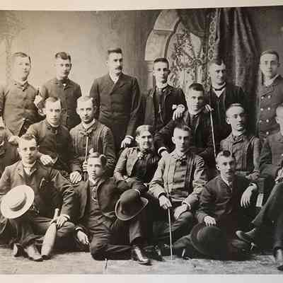 Lansing Bowling Team, c. 1880, Photo