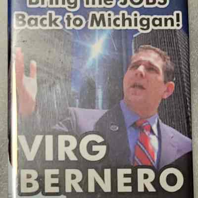 Bernero for Governor Rectangular Button