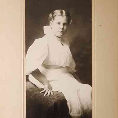 Portrait of a Girl Card Photo by Imes