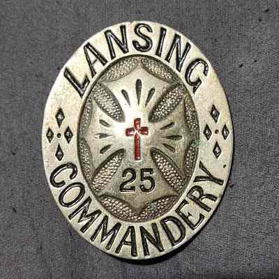 Lansing Commandery 25 Buckle