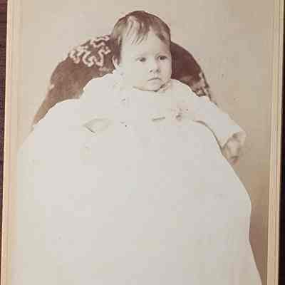 Portrait of a Child Cabinet Card by Cassey & Riley