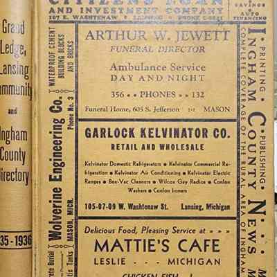 Grand Ledge, Lansing Community and Ingham County Directory, 1935-1936