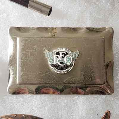 REO Motors Chrome Belt Buckle