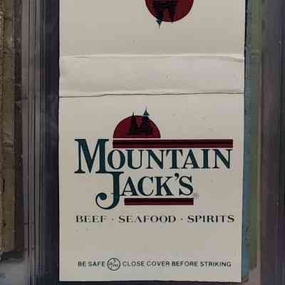Mountain Jack's Matchbook