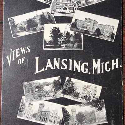 Views of Lansing, Mich. Postcard