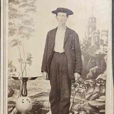 Portrait of a Man CDV by Engelhart