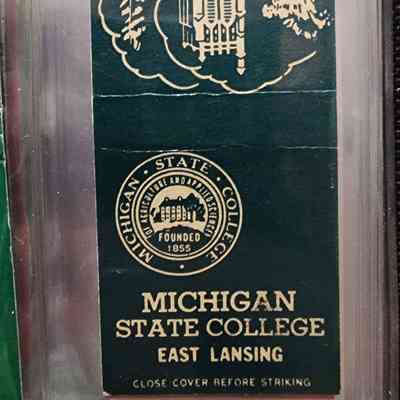 Michigan State College, East Lansing, Matchbook