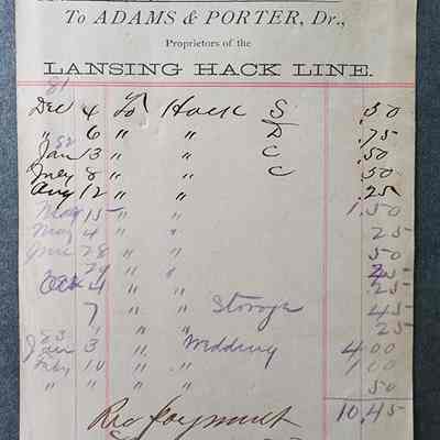 Lansing Hack Line 1883 Bill