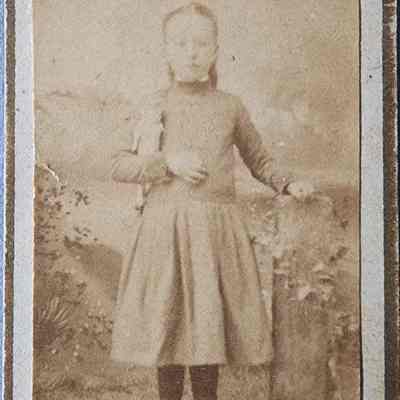 Portrait of a Girl Tiny Card Photo by Beardsley