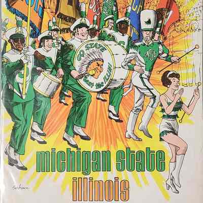 Michigan State Band Day 1974 Program vs. Illinois